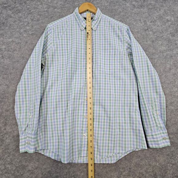 Charles Tyrwhitt Men's Pastel Checks Shirt Size‎ M Slim Fit Non-Iron 100% Cotton - Picture 7 of 10
